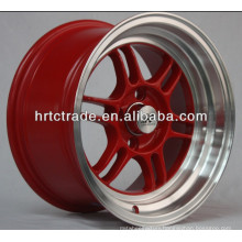 15 inch red replica bbs wheel rims